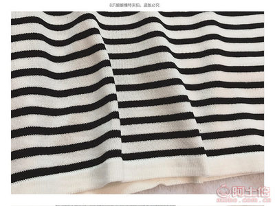 【2017春夏裝新款韓版學生百搭半高領修身針織打底衫條紋T恤女短袖b11】東莞市大朗祥琪針織廠 - 產品庫