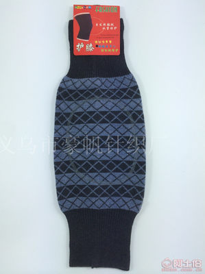 【豪帆加厚保暖菱格提花羊絨襪套防寒保健護(hù)膝加長(zhǎng)針織護(hù)腿廠家直銷HX-302】義烏市豪帆針織廠 - 產(chǎn)品庫(kù)